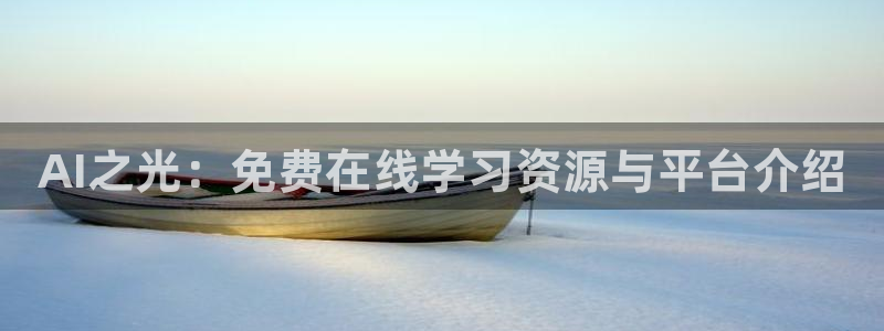 AI之光：免费在线学习资源与平台介绍