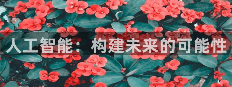 人工智能：构建未来的可能性